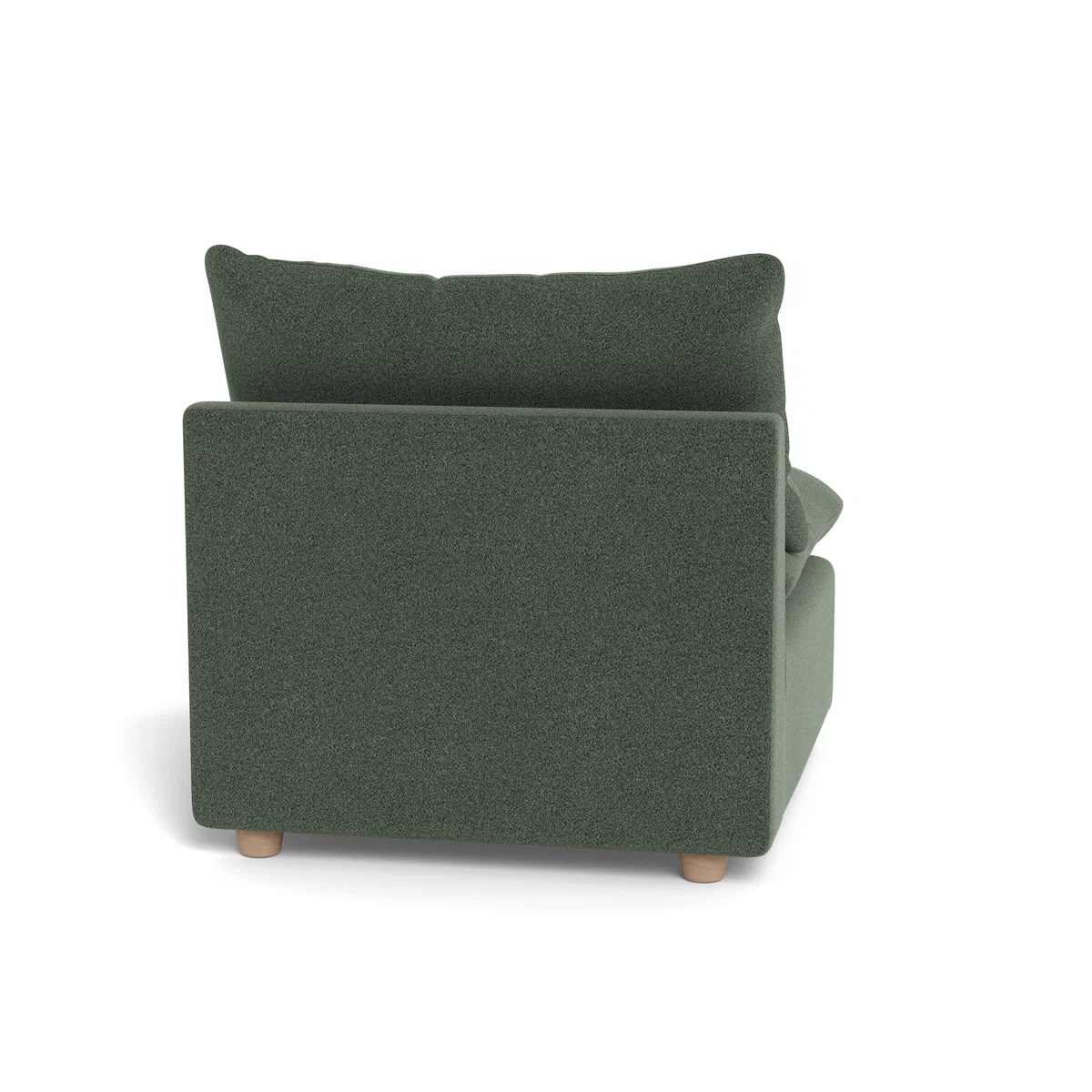 Heal's Astrid Single Unit Smart Linen Mix Silver Natural Beech Feet – image 5