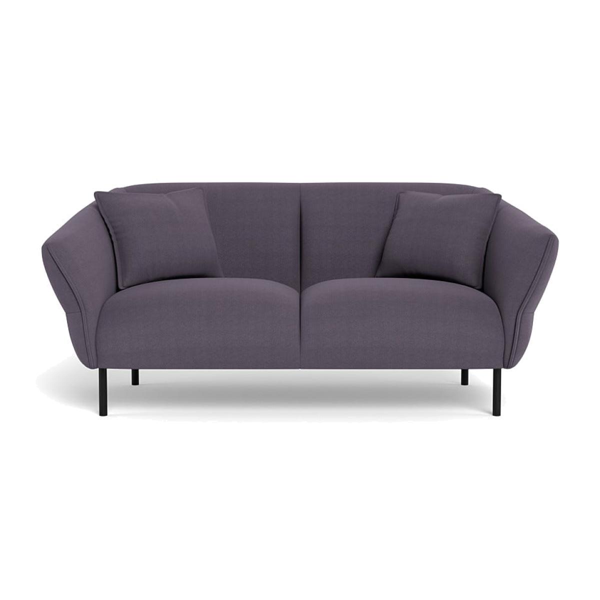 Heal's Alto 2 Seater Sofa Linen Shadow Black Feet – image 1