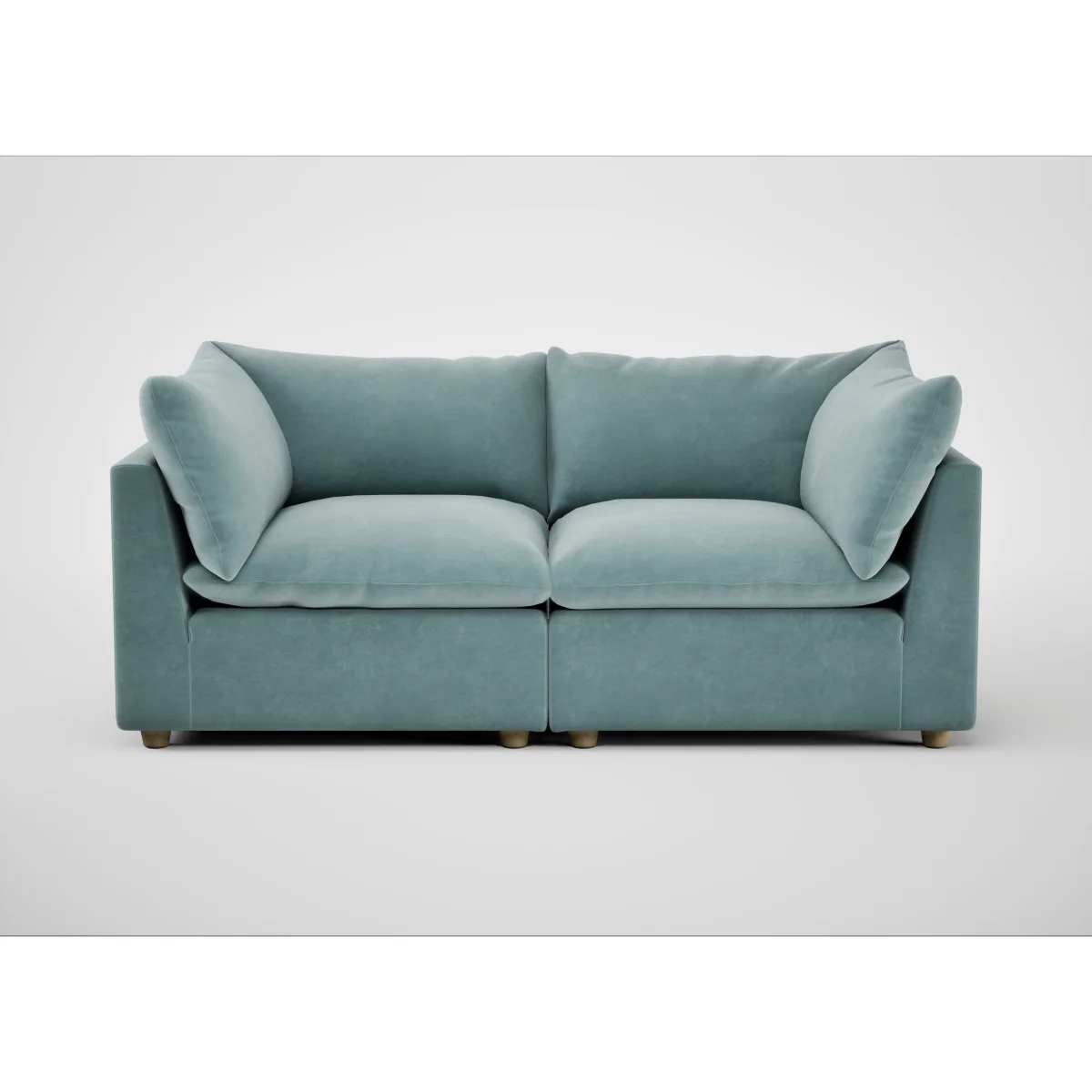 Heal's Astrid 3 Seater Sofa Capelo Linen Sea Salt Natural Feet – image 20