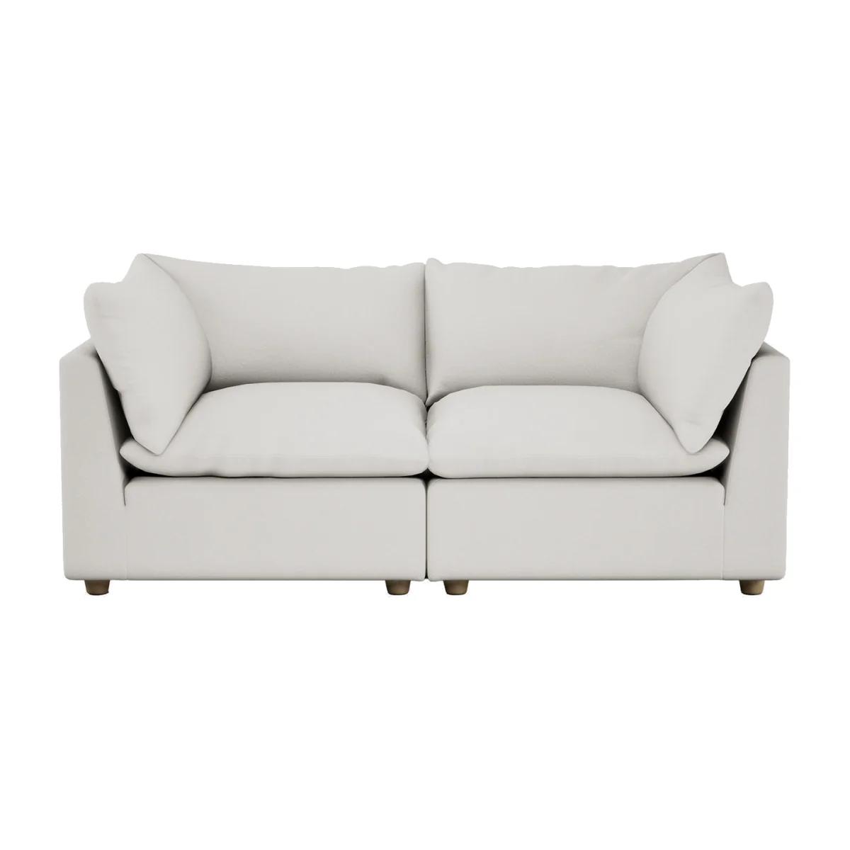 Heal's Astrid 3 Seater Sofa Capelo Linen Sea Salt Natural Feet – image 1