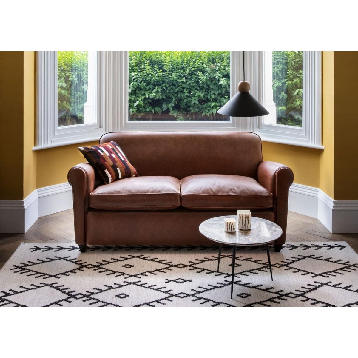 Heal's Barrington II 2 Seater Sofa Tan Leather – image 16