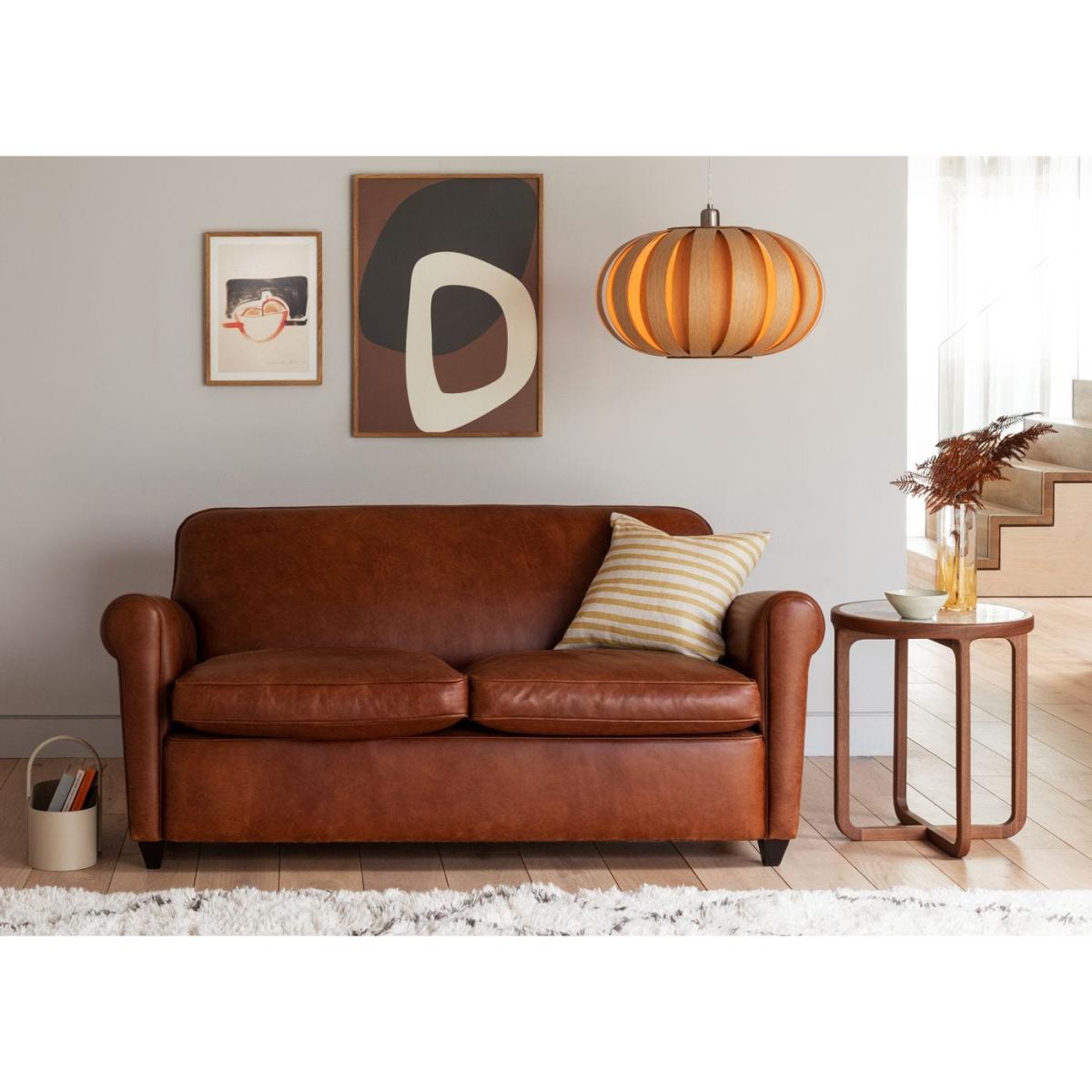 Heal's Barrington II 2 Seater Sofa Tan Leather – image 5