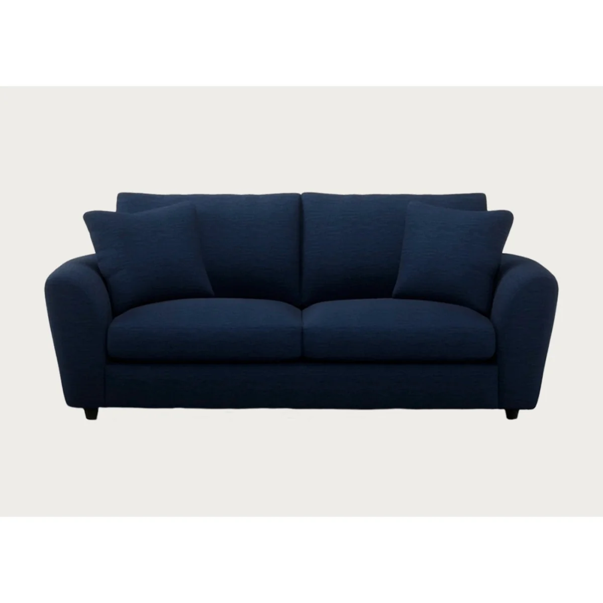 Heal's Snooze 4 Seater Sofa Cotton Velvet Evergreen Black Feet – image 3