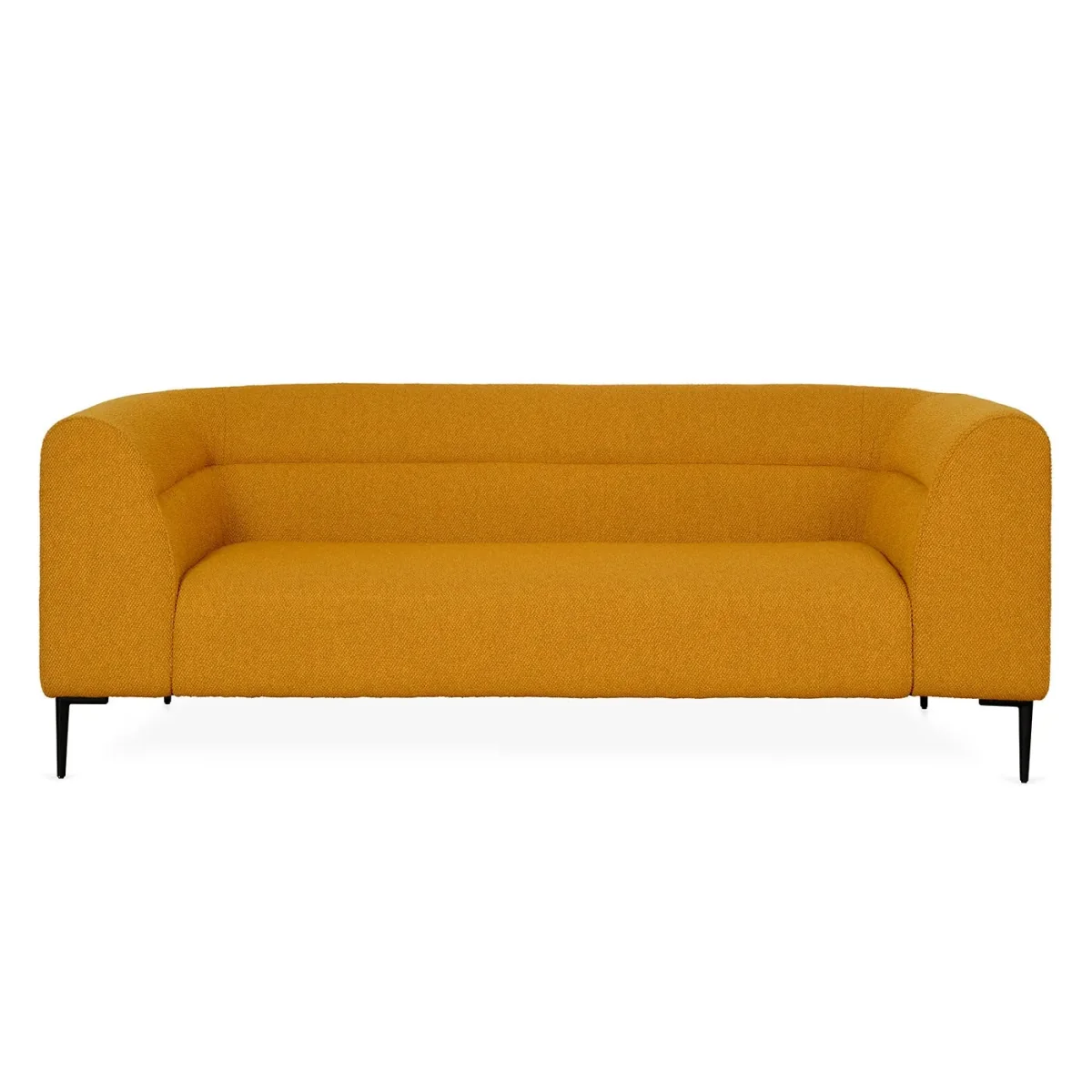 Heal's Lilli Up 4 Seater Sofa Smart Luxe Velvet Mineral Blue Black Feet – image 5