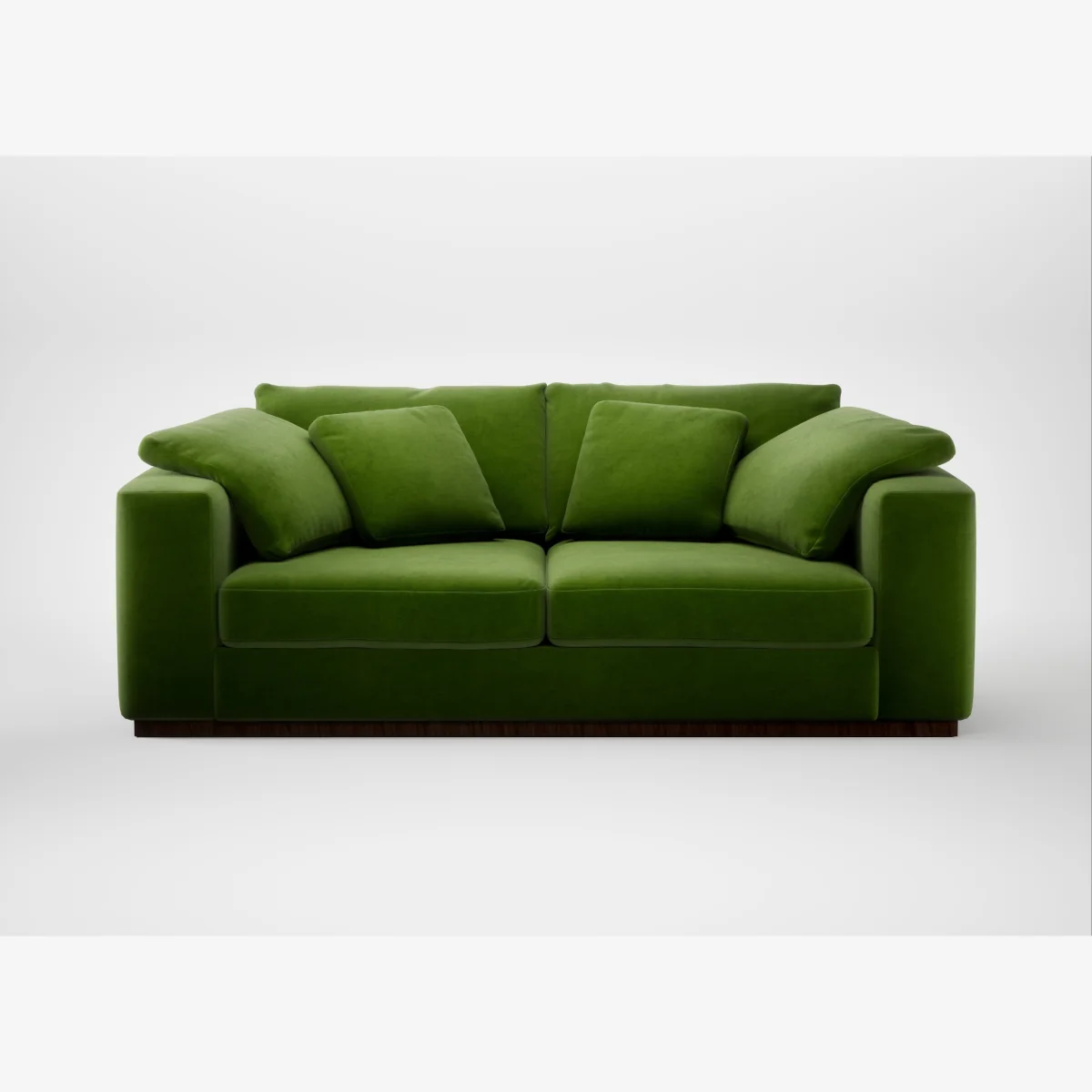 Heal's Trento 3 Seater Sofa Smart Luxe Velvet Grass – image 1