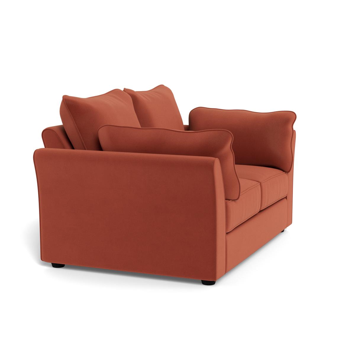 Heal's Tailor 2 Seater Sofa Smart Luxe Velvet Tawny Black Feet – image 2