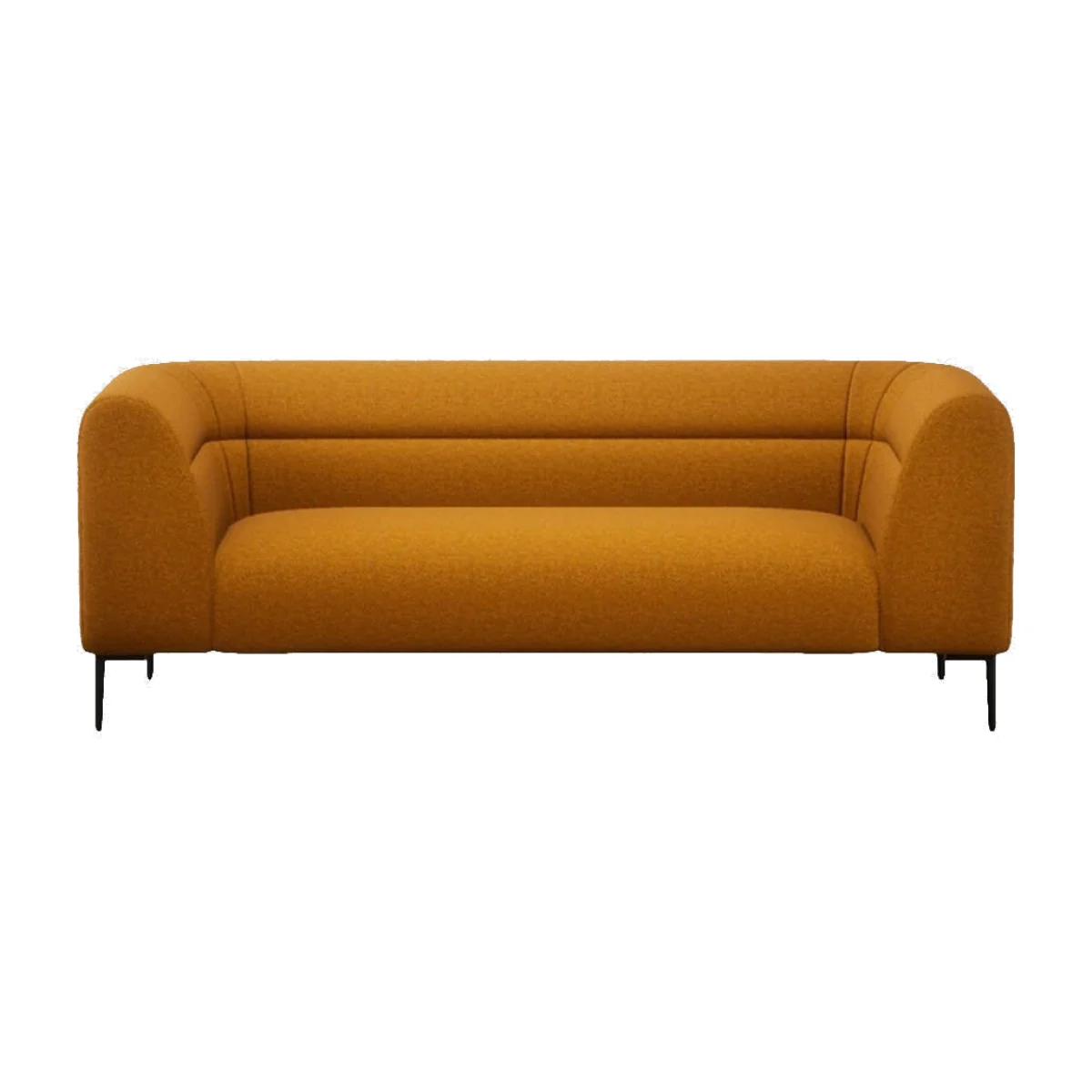 Heal's Lilli Up 3 Seater Sofa Capelo Linen-Cotton Etruscan Red Black Feet – image 1
