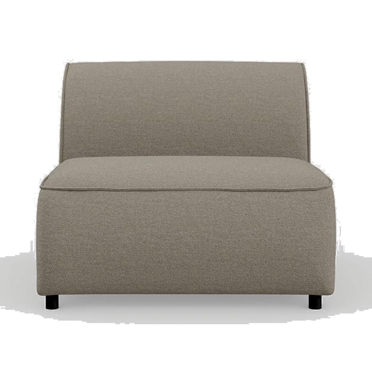Heal's Aurelie Armless Insert Module Broadweave Pebble