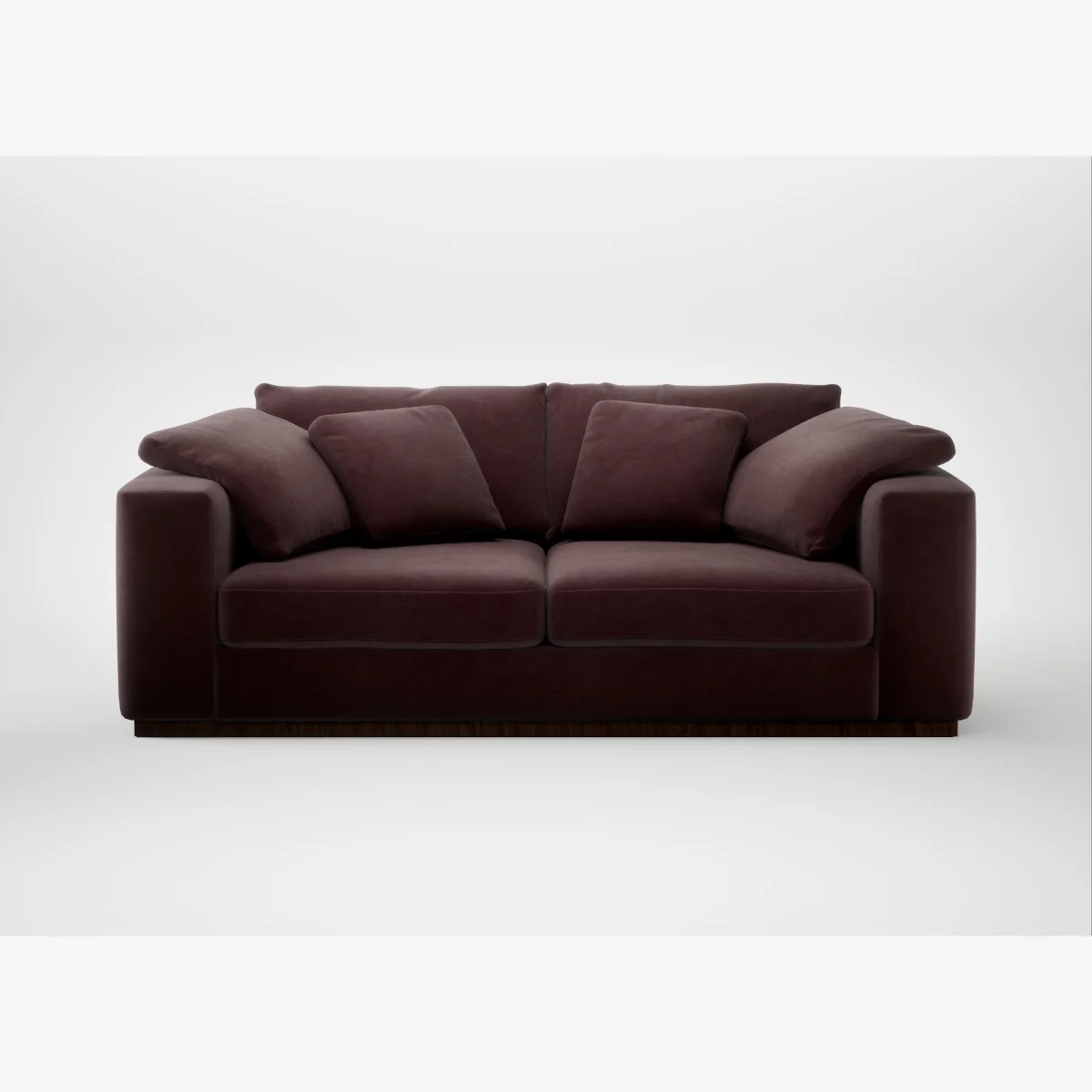 Heal's Trento 3 Seater Sofa Smart Luxe Velvet Acorn – image 1