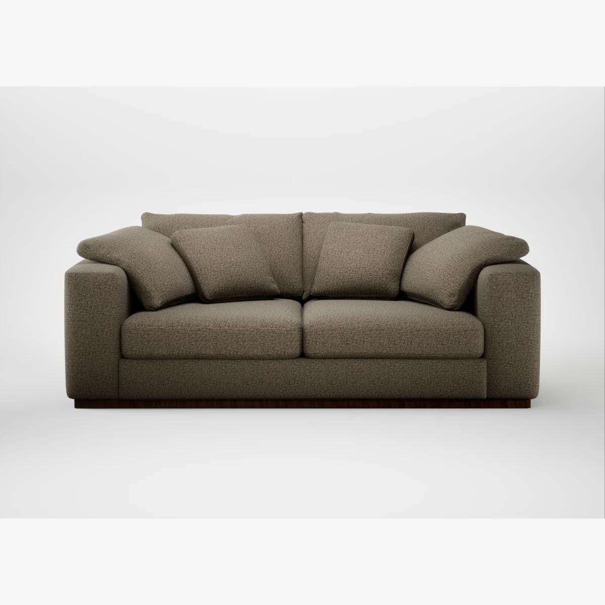 Heal's Trento 3 Seater Sofa Boucle Velvet Rocky – image 1