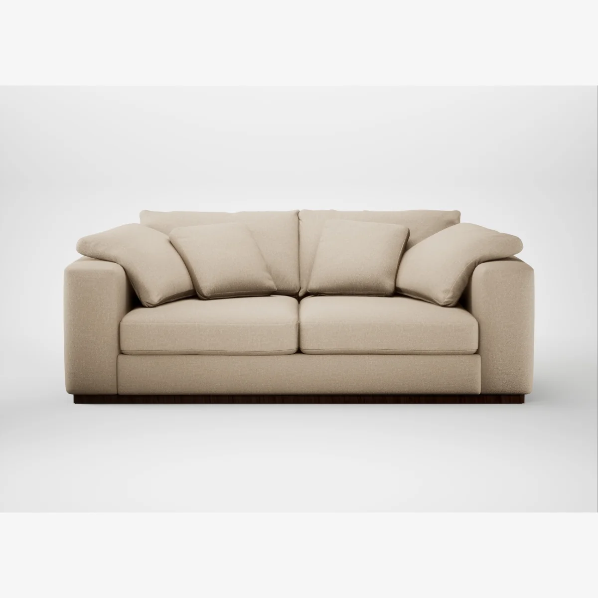 Heal's Trento 3 Seater Sofa Brushed Cotton Oat – image 1