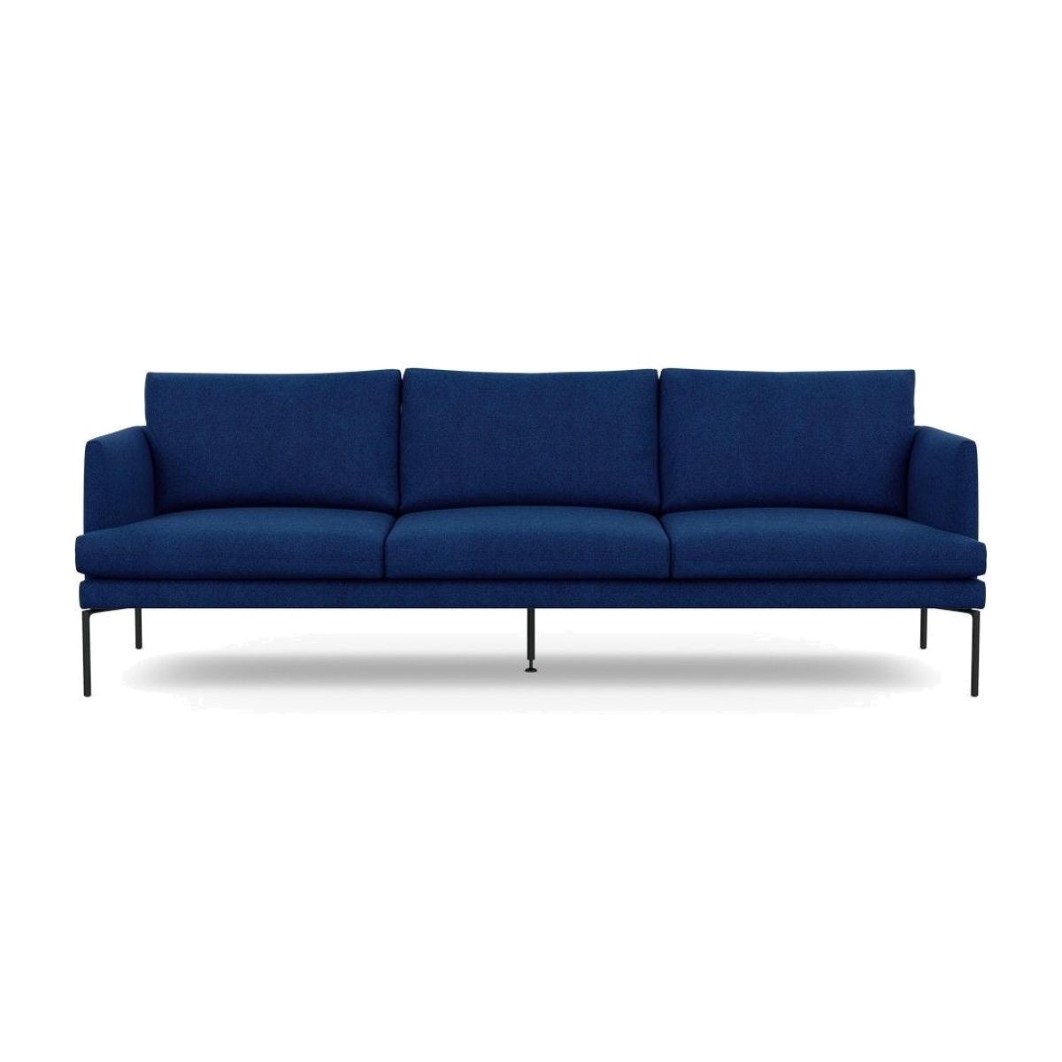 Heal's Matera 4 Seater Sofa Siena Cotton Deep Sea Stainless Steel Foot – image 1
