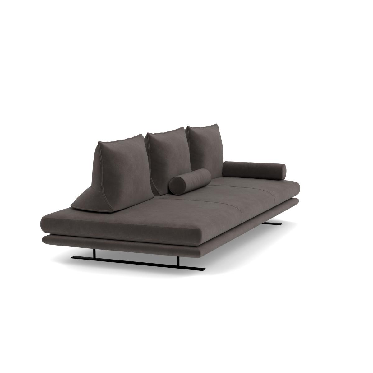 Ligne Roset Prado Large Settee Alcantara String Grey – image 2