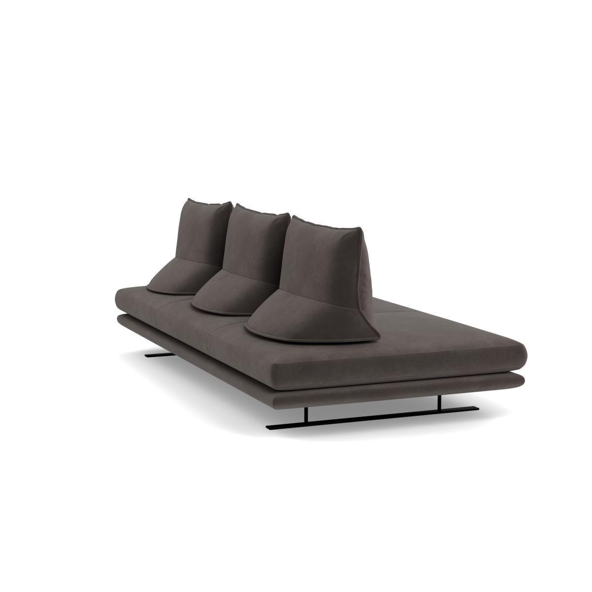 Ligne Roset Prado Large Settee Alcantara String Grey – image 4