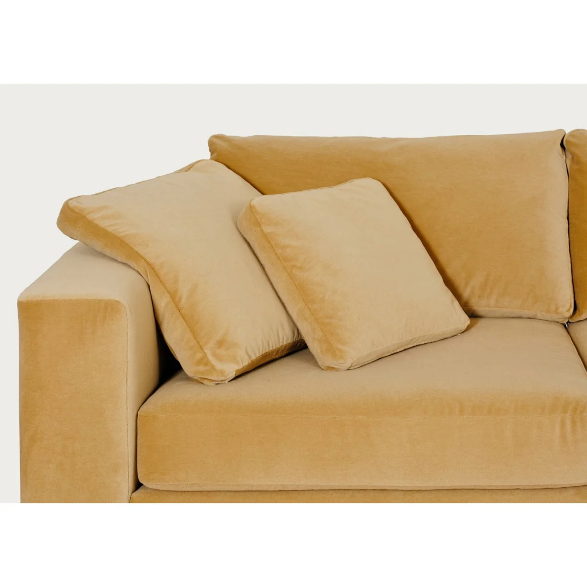 Heal's Trento 4 Seater Sofa Cotton Velvet Russet – image 5