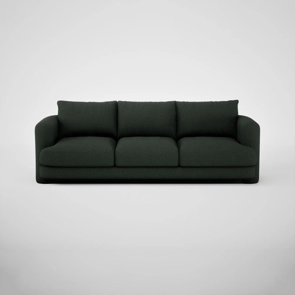 Heal's Rafi 4 Seater Sofa Smart Cotton Linen Indigo