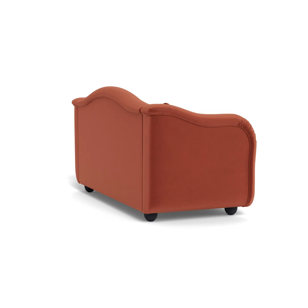 Heal's Tetbury 3 Seater Sofa Smart Luxe Velvet Tawny Black Feet – image 4