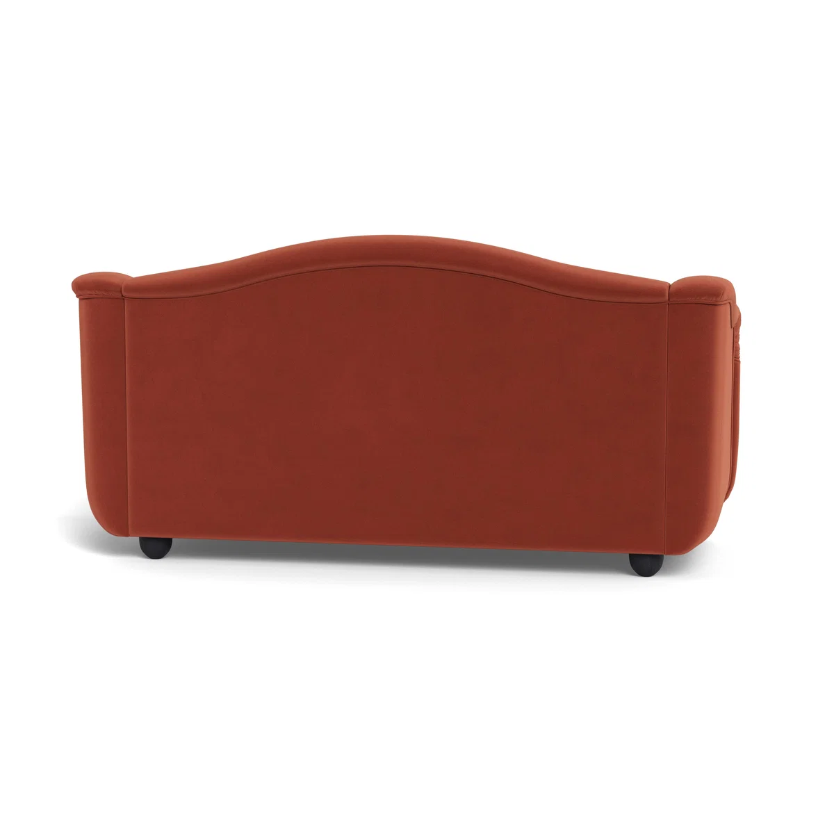 Heal's Tetbury 3 Seater Sofa Smart Luxe Velvet Tawny Black Feet – image 5