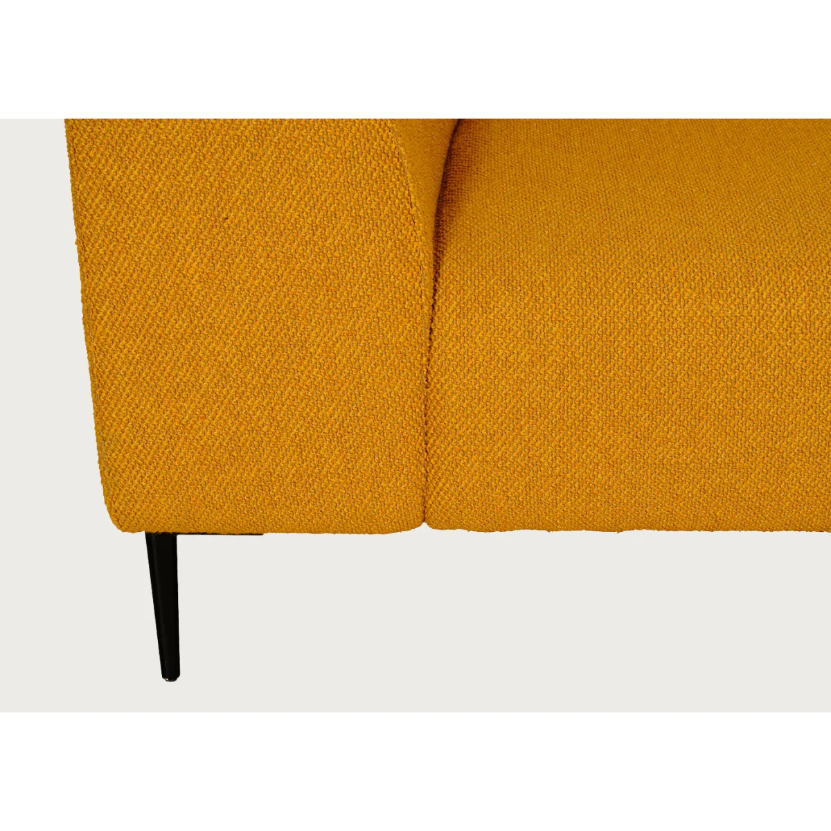 Heal's Lilli Up 3 Seater Sofa Capelo Linen-Cotton Sesame Black Feet – image 7
