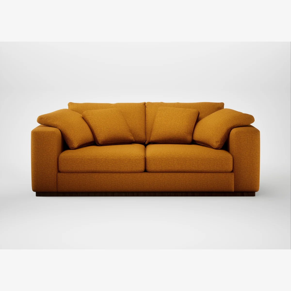Heal's Trento 3 Seater Sofa Loop Twill Ochre – image 1