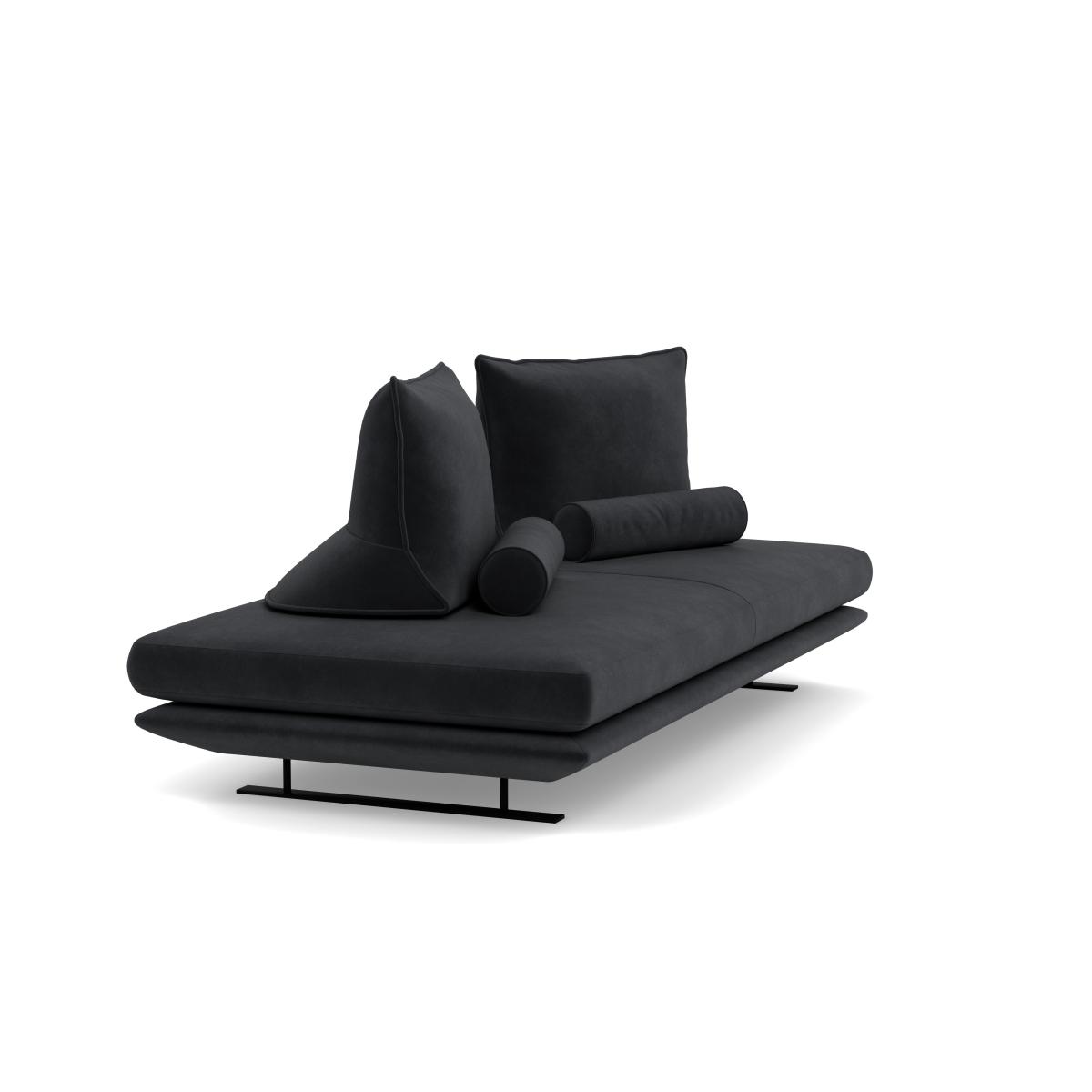 Ligne Roset Prado Medium Settee Alcantara Anthracite – image 2