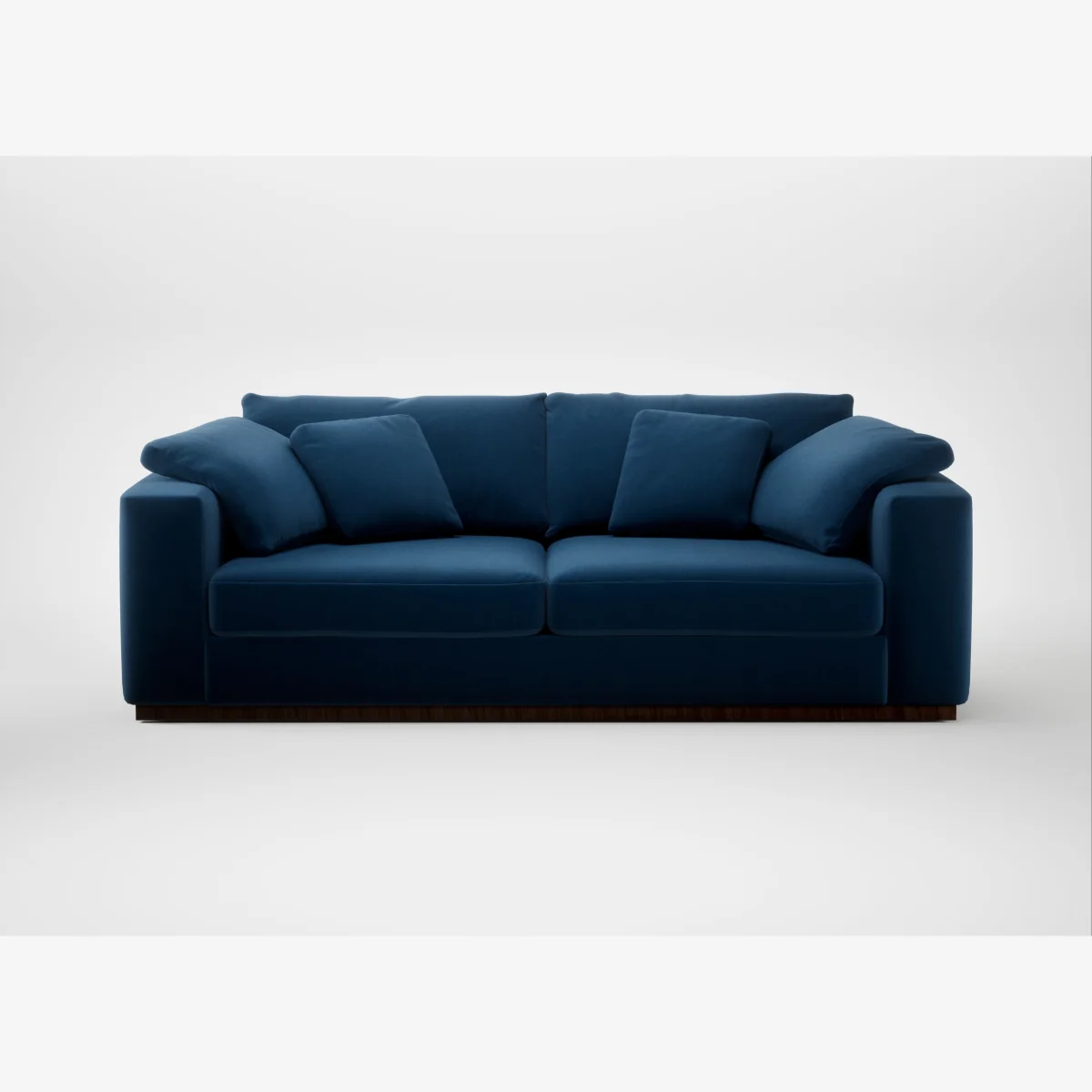 Heal's Trento 4 Seater Sofa Smart Velvet Petrol – image 1