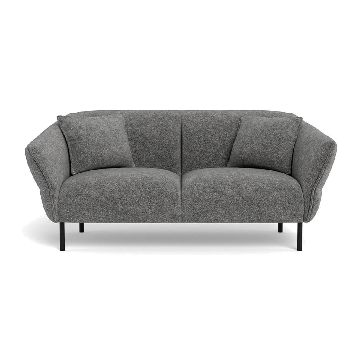 Heal's Alto 2 Seater Sofa Melton Wool Shale Black Feet – image 1