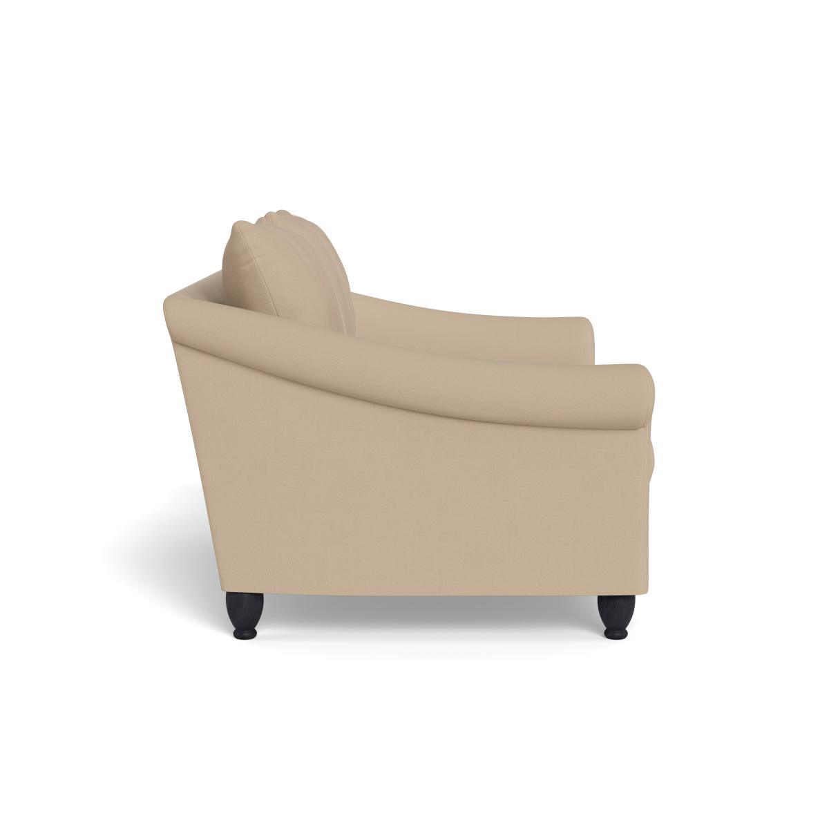 Heal's Devon 2 Seater Capelo Linen-Cotton Bamboo Black Feet – image 3