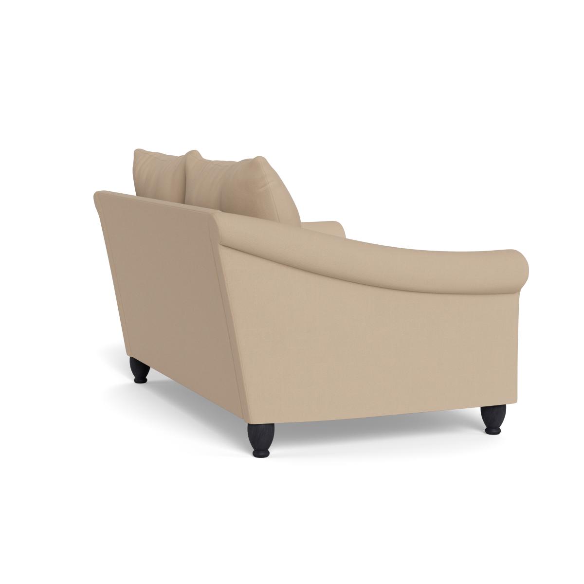 Heal's Devon 2 Seater Capelo Linen-Cotton Bamboo Black Feet – image 4
