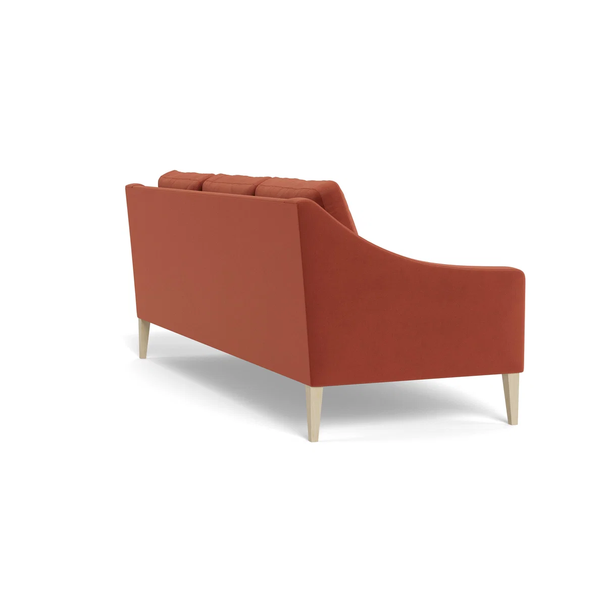 Heal's Richmond 4 Seater Sofa Smart Luxe Velvet Tawny Black Feet – image 4