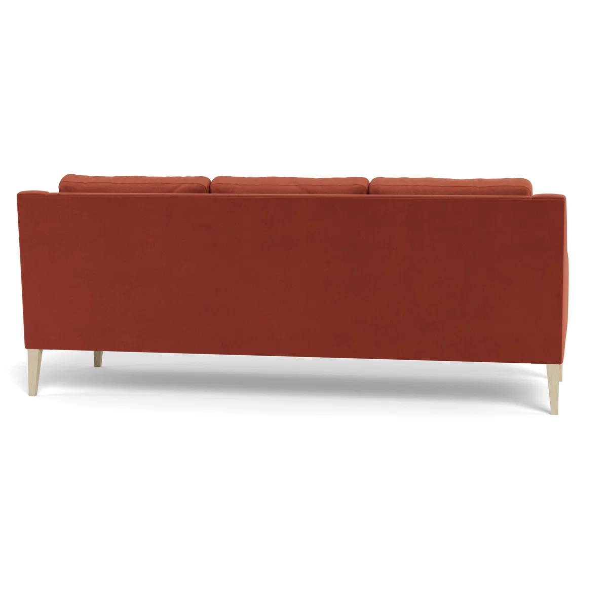 Heal's Richmond 4 Seater Sofa Smart Luxe Velvet Tawny Black Feet – image 5