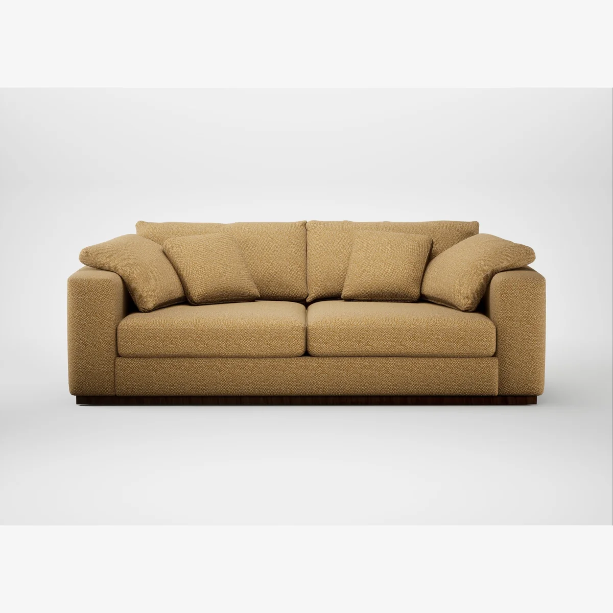 Heal's Trento 4 Seater Sofa Boucle Tweed Citrine – image 1