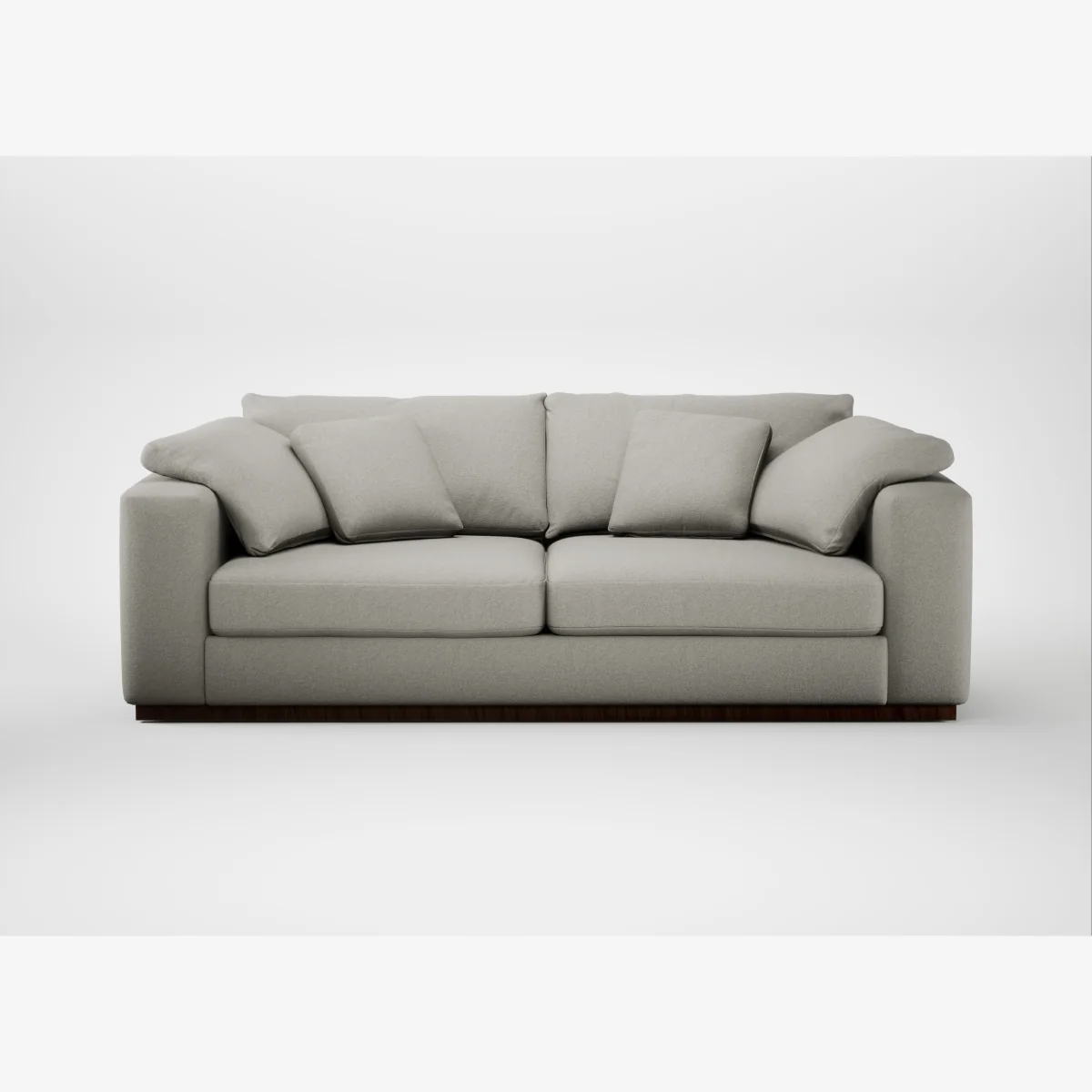 Heal's Trento 4 Seater Sofa Melton Wool Limestone – image 1