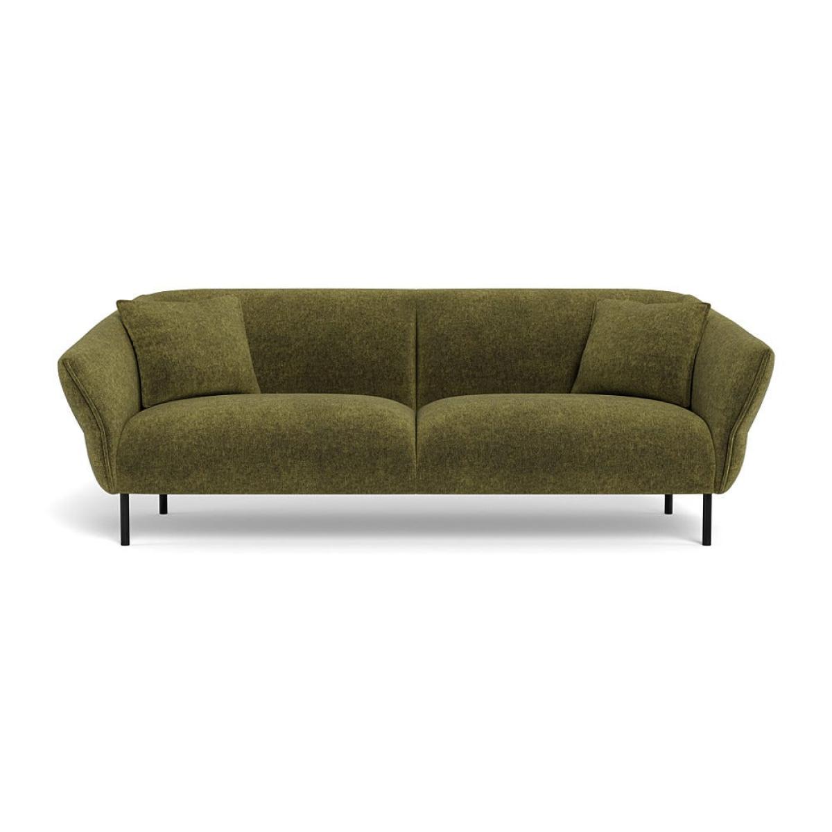 Heal's Alto 4 Seater Sofa Smart Luxe Velvet Airforce Blue Black Feet – image 2