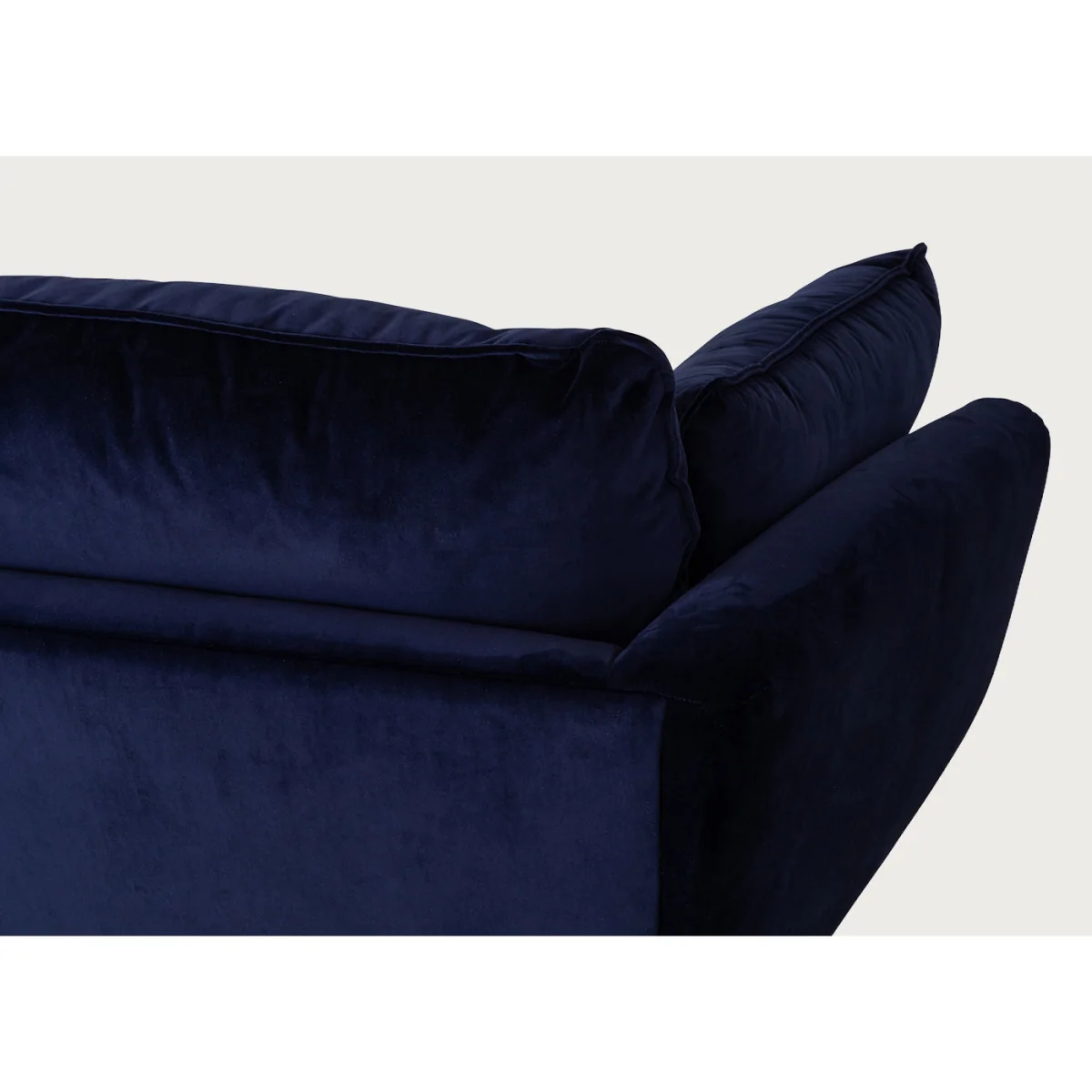 Heal's Allora 2 Seater Sofa Loop Twill Fossil Stainless Steel Feet – image 7