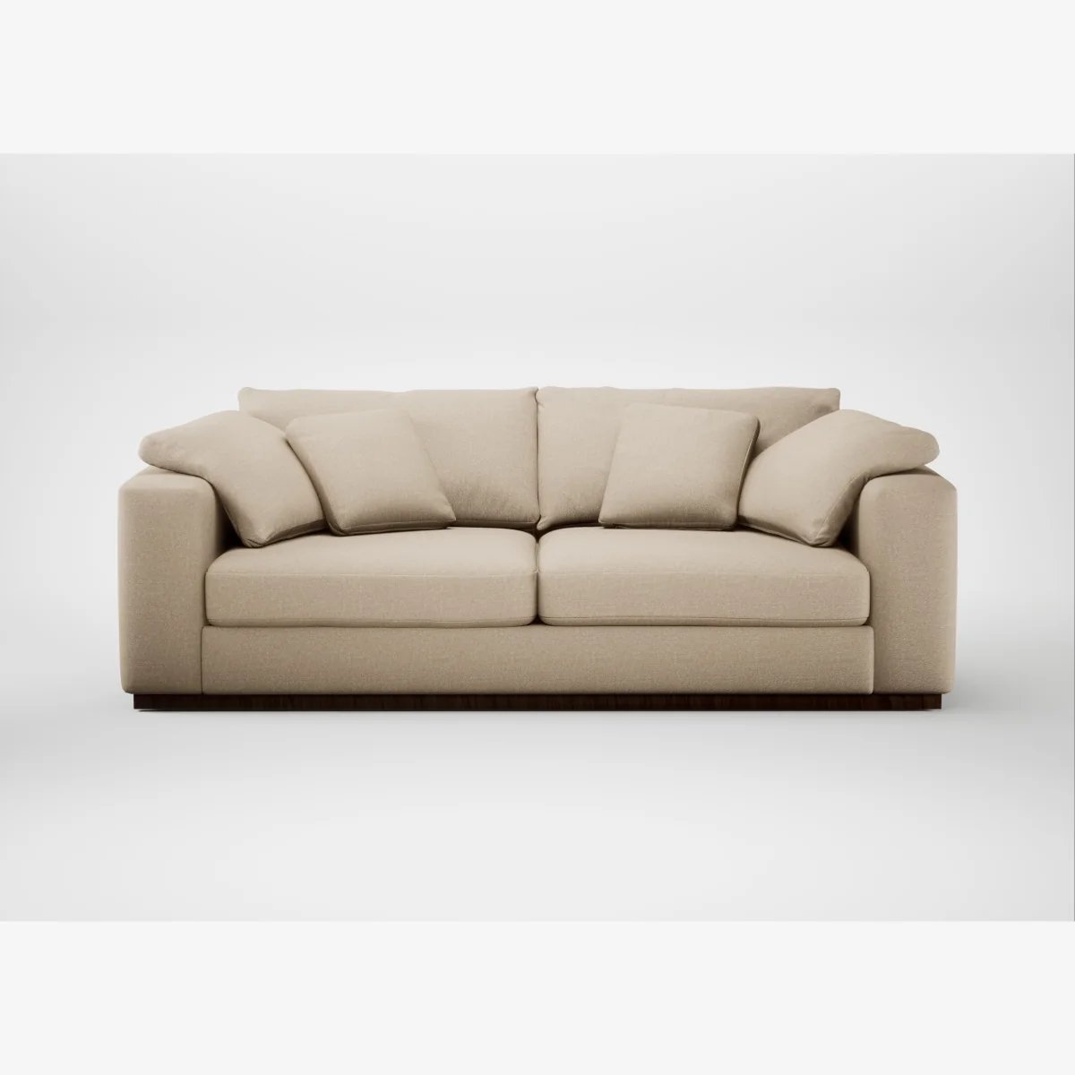Heal's Trento 4 Seater Sofa Brushed Cotton Oat – image 1