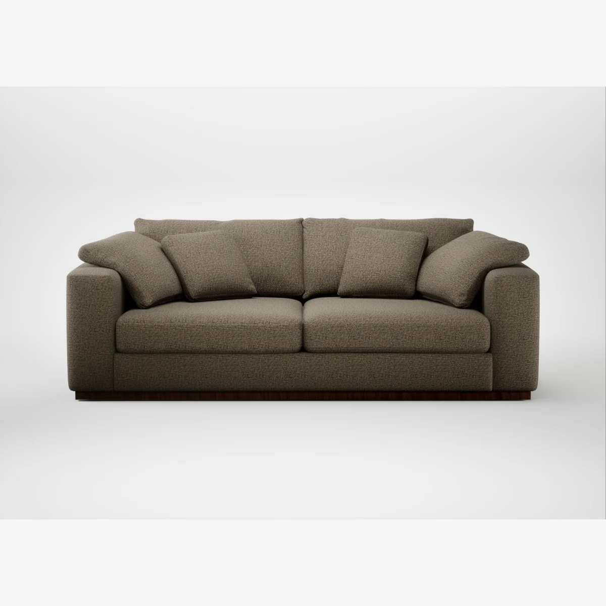 Heal's Trento 4 Seater Sofa Boucle Velvet Rocky – image 1