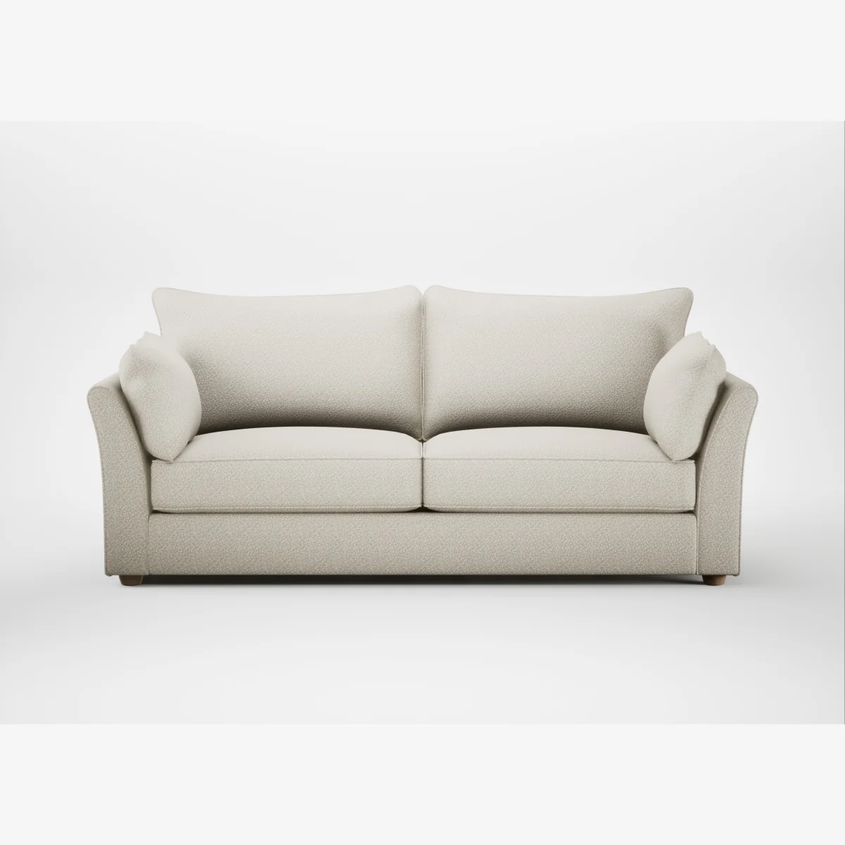 Heal's Tailor 4 Seater Sofa Cotton Velvet Evergreen Black Feet – image 1