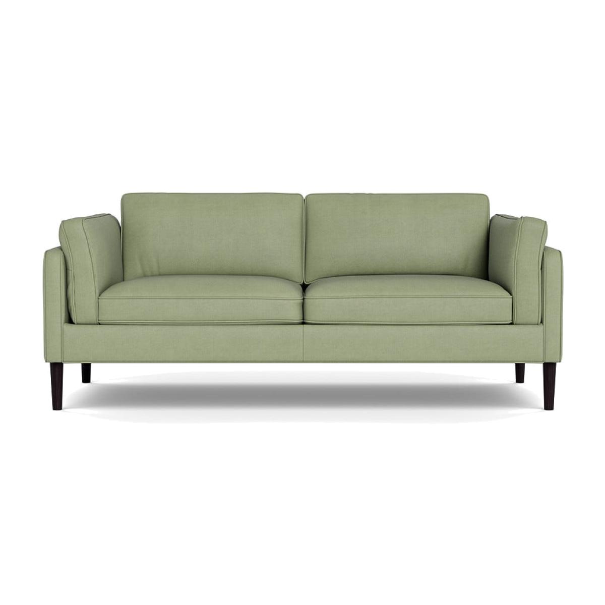 Heal's Sonno 3 Seater Sofa Siena Cotton Pistachio Wenge Black Feet – image 1