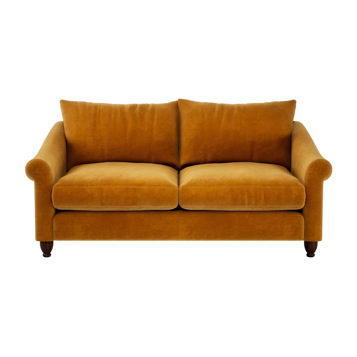 Heal's Devon 3 Seater Sofa Loop Twill Fossil Natural Feet – image 1