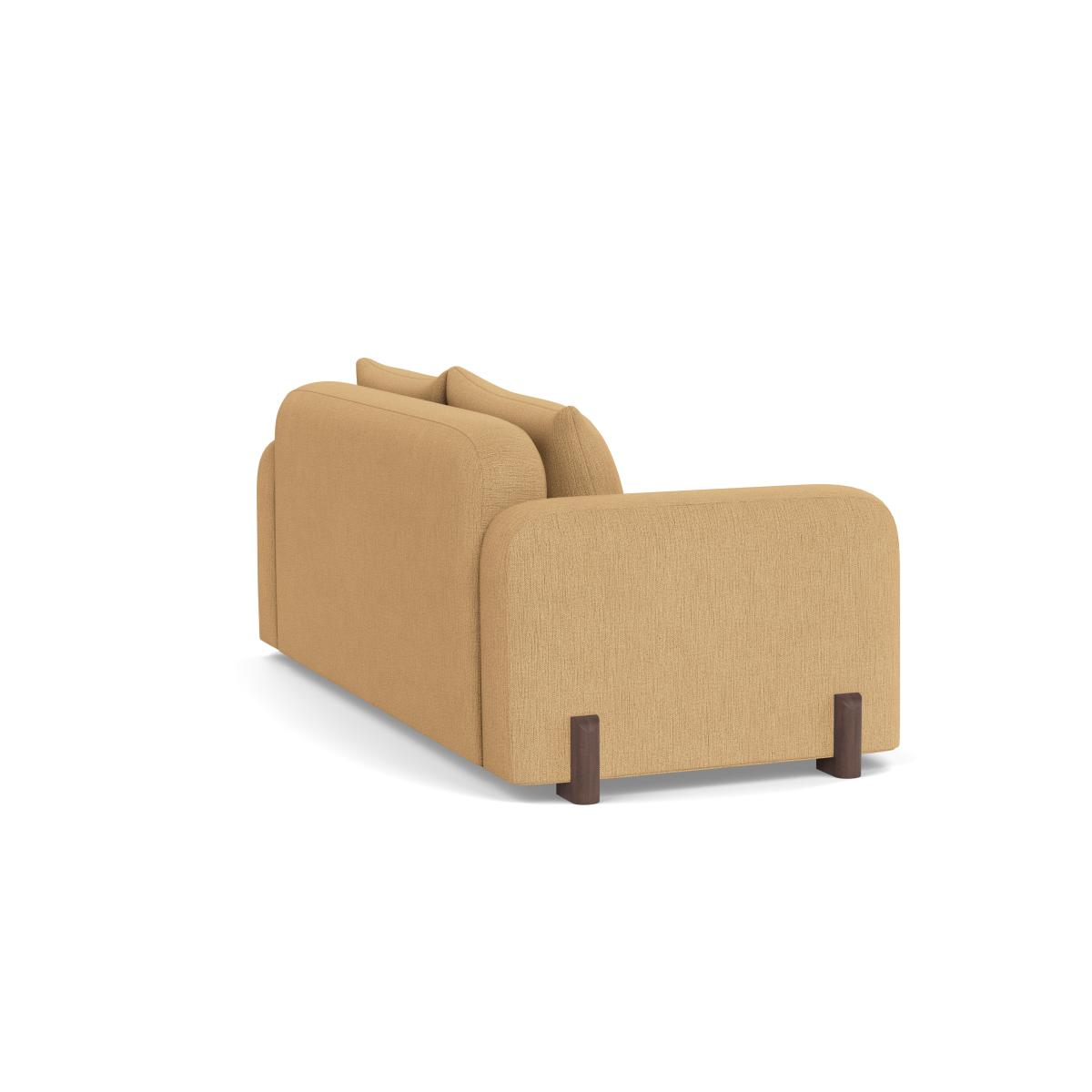 Heal's Nuvola 3 Seater Sofa Smart Linen Mix Sand Natural Oak Feet – image 4