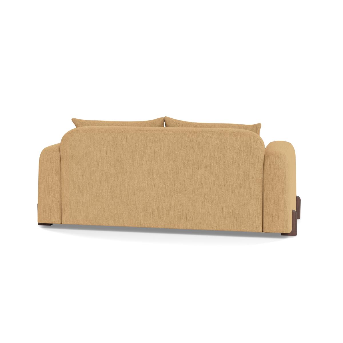 Heal's Nuvola 3 Seater Sofa Smart Linen Mix Sand Natural Oak Feet – image 5