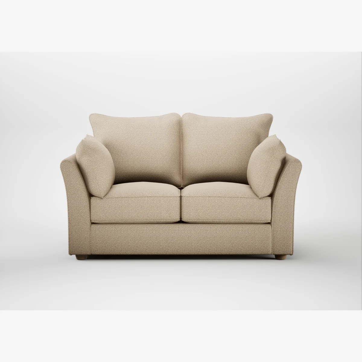 Heal's Tailor 2 Seater Sofa Loop Twill Fossil Natural Feet – image 1