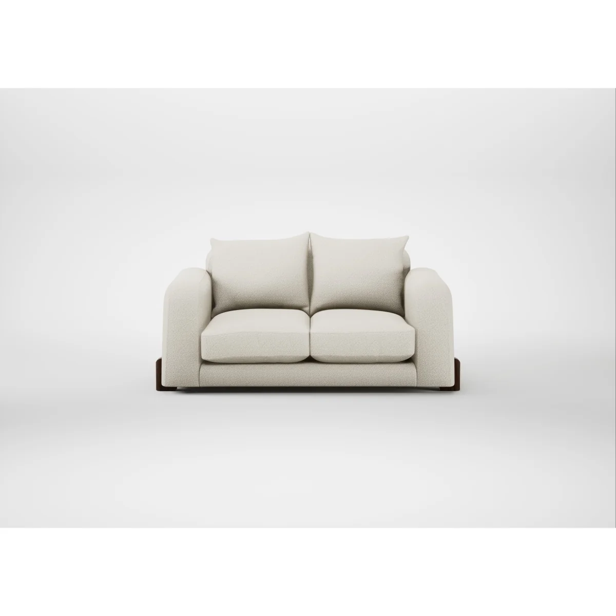 Heal's Nuvola 2 Str Sofa Cotton Velvet Russet Black Feet – image 4