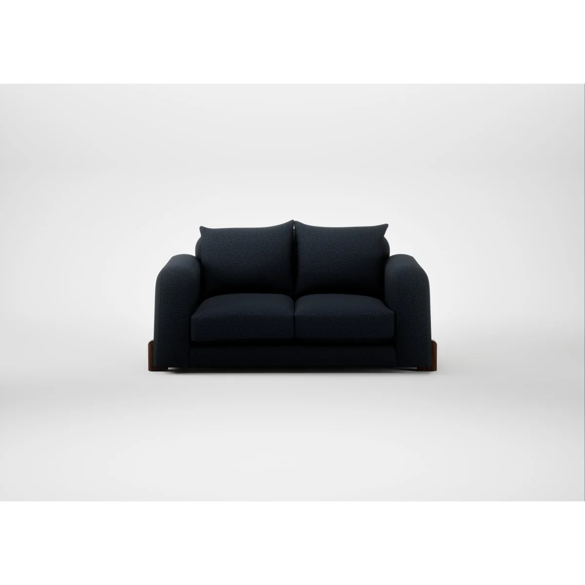 Heal's Nuvola 2 Str Sofa Cotton Velvet Russet Black Feet – image 6