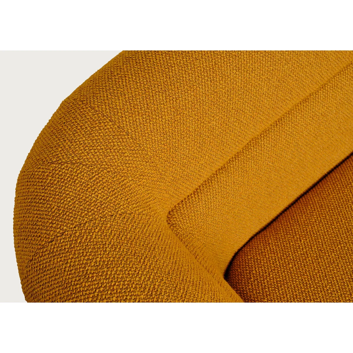 Heal's Lilli Up 3 Seater Sofa Boucle Tweed Lapis Black Feet – image 5
