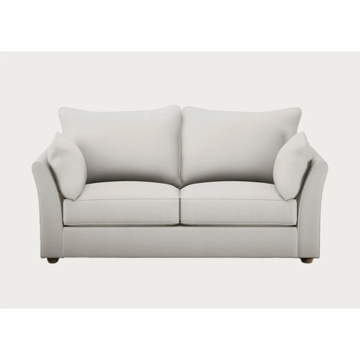 Heal's Tailor 3 Seater Sofa Capelo Linen-Cotton Sesame Walnut Stained Feet – image 3