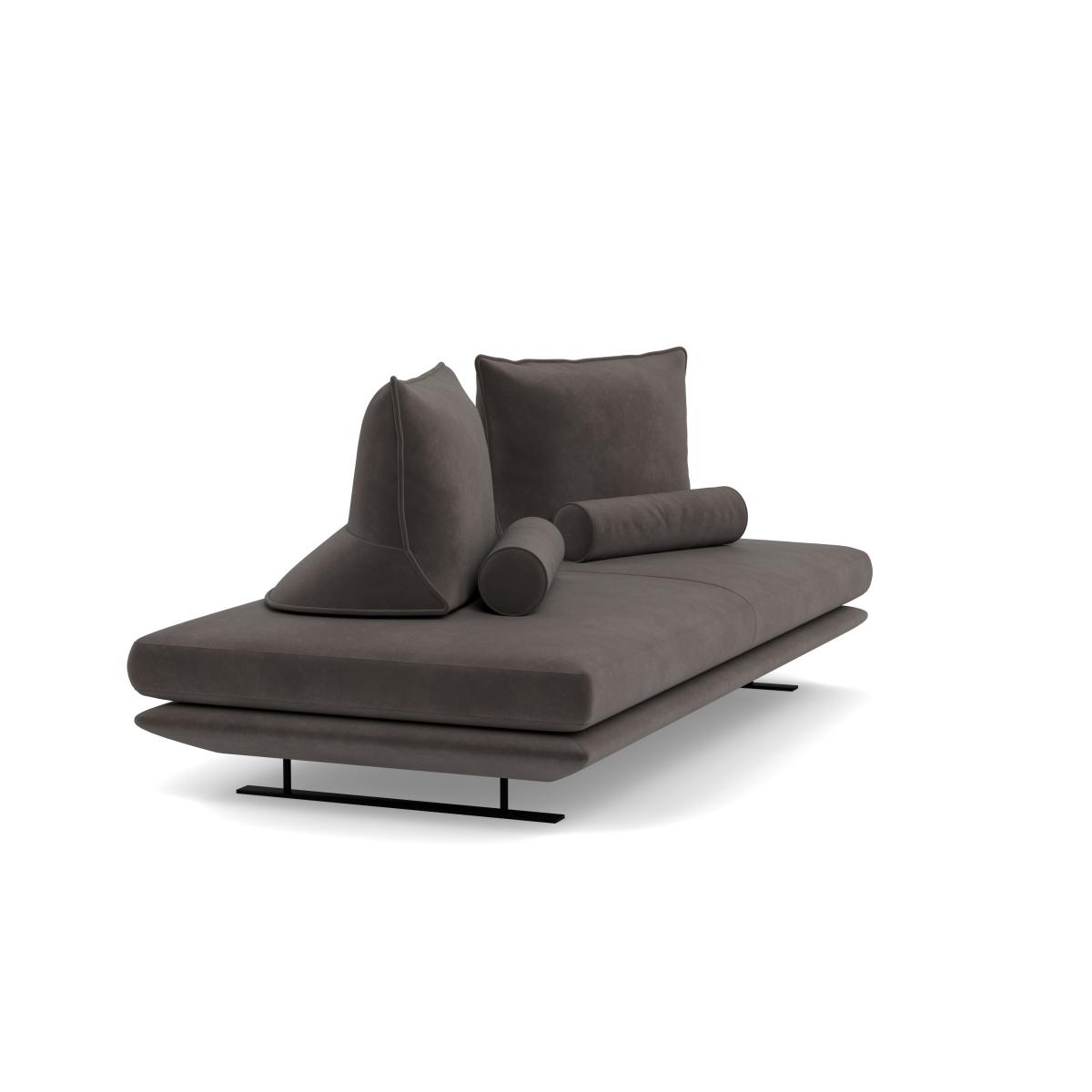 Ligne Roset Prado Medium Settee Alcantara String Grey – image 2