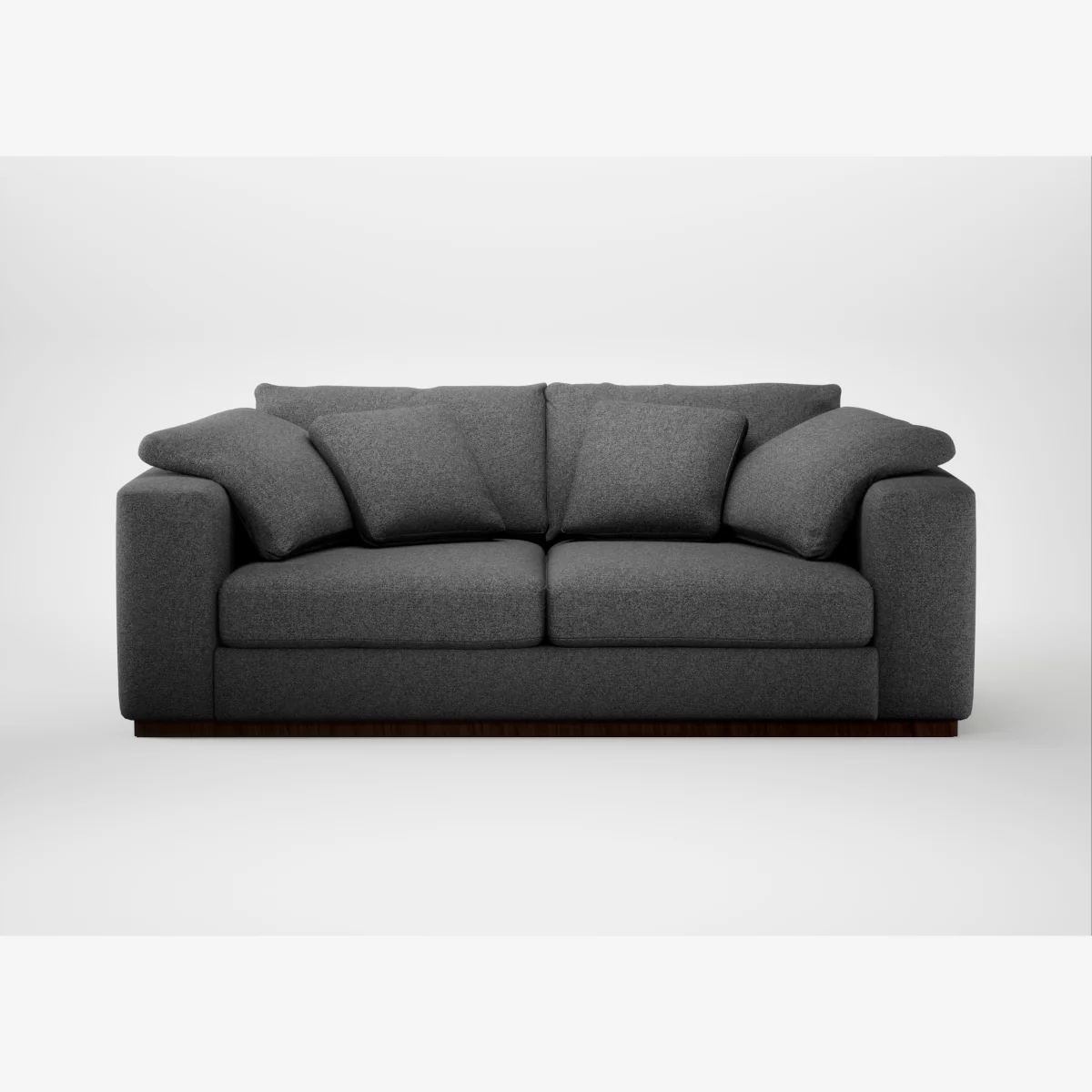 Heal's Trento 3 Seater Sofa Melton Wool Shale – image 1