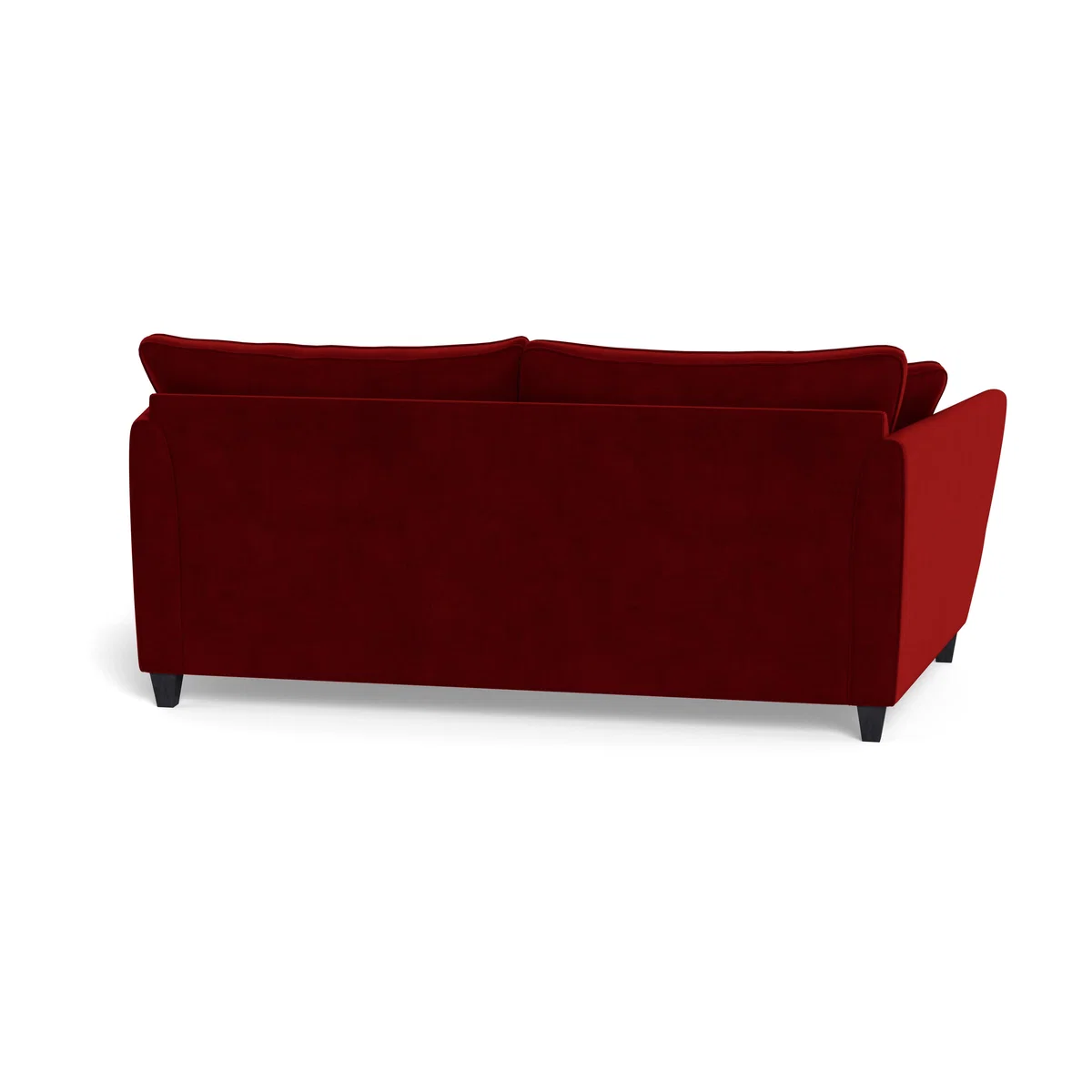 Heal's Torino 4 Seater Sofa Smart Luxe Velvet Mulberry Natural Ash Feet - Heal's UK Furniture – image 5